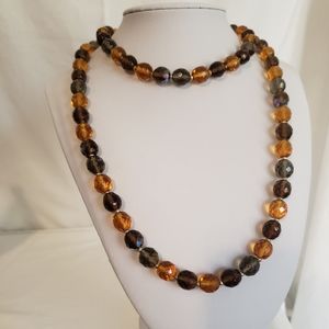 Joan river crystal bead necklace